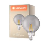 Ledvance Smart+ Wifi E27 Globe Classic Filament Savuinen 6W 540lm - 825 Erittäin Lämmin Valkoinen | Himmennettävä - Korvaa 50W