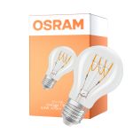 Osram Vintage 1906 LED Classic Slim E27 Päärynä Filament Kirkas 4.8W 470lm - 827 Erittäin Lämmin Valkoinen | Himmennettävä - Korvaa 40W