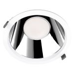 Ledvance LED Alasvalo Comfort UGR19 Aluminium 42W/36W/30W 5000lm/4200lm/3600lm 100D - 930-940 CCT | Odetnij 250mm - IP44 - Paras Värintoisto
