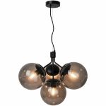 Nordlux Riippuvalaisin Ivona 4x E27 Musta - metalli- | Max. 28W