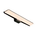 Nordlux Tinia 60 Seinävalaisin Metalli- Musta - 24W 1800lm - 930-940 CCT | IP44 - Paras Värintoisto - 3-Vaiheinen Himmennettävä