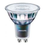 Philips MASTER LED Spot ExpertColor GU10 PAR16 5.5W 400lm 25D - 940 Kylmä Valkoinen | Paras Värintoisto - Himmennettävä - Korvaa 50W