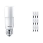 Monipakkaus 10x Philips Corepro LED E27 Tubular Stick Matta 9.5W 1050lm - 840 Kylmä Valkoinen | Korvaa 75W