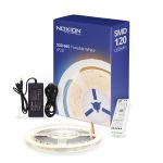 Noxion  LED-Nauhat Naga 5 Metri Täydellinen setti - Smart Wifi - 24V - 120LEDs/m - 9.6W/m - 930-965 Säädettävä Valkoinen | 8mm - IP20 - Paras Värintoisto - SMD2835