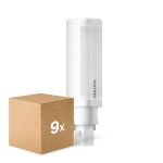 Monipakkaus 9x Philips CorePro PL-C LED 5.9W 600lm - 830 Lämmin Valkoinen | 2-Nastaa - Korvaa 13W