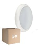 Monipakkaus 5x Philips LED Bulkhead Ledinaire WL070V Gen 2 Valkoinen 17W 1700lm - 830-840 CCT | 300mm - IP65