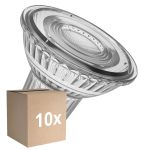 Monipakkaus 10x Ledvance LED Kohdevalaisin GU10 PAR16 7W 750lm 36D - 840 Kylmä Valkoinen | Himmennettävä - Korvaa 100W