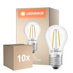 Monipakkaus 10x Ledvance Classic LED E27 Päärynä Filament Kirkas 1W 136lm - 827 Erittäin Lämmin Valkoinen | Korvaa 15W