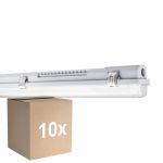 Monipakkaus 10x Ledvance LED Kosteudenkestävä Kotelo MT Gen 3 IP65 | Sopii 1x60cm LED Putki