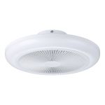 Eglo Kattotuuletin Sayulita 1 ABS Valkoinen 20.8W 820lm - 827-865 Säädettävä Valkoinen | Himmennettävä