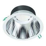 Philips LED Alasvalo Coreline DN142B Aluminium Valkoinen 11W 1200lm 60D - 830 Lämmin Valkoinen | Odetnij 155mm - IP20 - UGR<19