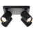 Brilliant Marty Kattovalo Aluminium Hiekkainen Musta 20W 1400lm - 830 Lämmin Valkoinen | Sis. 4x GU10