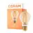Osram Smart+ Mattamustaer E27 Päärynä Filament Kulta 6W 680lm - 824 Erittäin Lämmin Valkoinen | Himmennettävä - Via Smart Device Only - Korvaa 60W