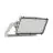 Ledvance LED Valonheitin Max Radial 25 Aluminium Harmaa 600W 76000lm 25D - 830 Lämmin Valkoinen | IP66 - Symmetrinen