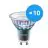 Monipakkaus 10x Philips MASTER LED Spot ExpertColor GU10 PAR16 3.9W 280lm 25D - 930 Lämmin Valkoinen | Paras Värintoisto - Himmennettävä - Korvaa 35W