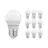 Monipakkaus 10x Noxion Lucent Lustre LED E27 Pallo Matta 2.5W 250lm - 827 Erittäin Lämmin Valkoinen | Korvaa 25W