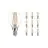 Monipakkaus 10x Noxion Lucent Lustre LED E14 Pallo Filament Kirkas 2.5W 250lm – Himmennettävä - Korvaa 25W