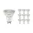 Monipakkaus 10x Noxion PerfectColor LED Kohdevalaisin GU10 PAR16 4W 345lm 36D - 930 Lämmin Valkoinen | Paras Värintoisto - Himmennettävä - Korvaa 50W