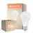 Monipakkaus 10x Ledvance Classic LED E27 Päärynä Matta 8.8W 806lm - 827 Erittäin Lämmin Valkoinen | Päivänvalo Valkoinen Sensor - Korvaa 60W