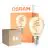 Monipakkaus 6x Osram Vintage 1906 LED Classic Slim E14 Päärynä Filament Kulta 4.9W 470lm - 922 Erittäin Lämmin Valkoinen | Paras Värintoisto - Himmennettävä - Korvaa 40W