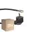 Monipakkaus 25x Noxion Power Virtajohto Musta - Schuko Europlug + Avoimet päät - 2m - 3 pole 0,75mm2