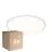 Monipakkaus 6x Nordlux LED Kattovalo Oja 42 Valkoinen 24W 2200lm - 830-840 CCT | IP54 - Himmennettävä