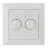 EcoDim Himmenninpainike DUO GIRA/JUNG/Merten incl. Rotary Peite Litteä