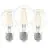 Monipakkaus 3x Eglo LED Päärynä E27 Filament Kirkas 21W 806lm - 827 Erittäin Lämmin Valkoinen | Korvaa 60W