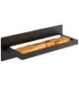 Brilliant Chaumont Seinävalaisin Aluminium Metalli- Puu Musta 8W 930lm - 830 Lämmin Valkoinen