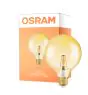 Osram Vintage 1906 LED E27 Globe Filament Kulta 125mm 7W 650lm - 824 Erittäin Lämmin Valkoinen | Korvaa 40W