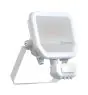 Ledvance LED Valonheitin Aluminium Valkoinen 17W 2200lm 100D - 830 Lämmin Valkoinen | IP65 - Liike- Ja Valotunnistin - Symmetrinen