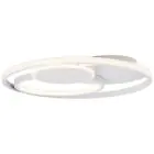 Brilliant Runda Kattovalo Metalli- Silicone Valkoinen 45W 5200lm - 830-865 CCT | 500mm - Kaukosäädin Himmennettävä