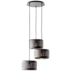 Brilliant Tyas Riippuvalaisin Metalli- Musta Kulta | 520mm - Sopii 3x E27