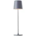 Brilliant Pöytävalaisin Kaami Metalli- Muovi- Harmaa 2W 310lm - 830 Lämmin Valkoinen | 100mm - IP44 - Ulkona - Himmennettävä 