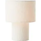 Brilliant Pöytävalaisin Teddy Metalli- Tekstiili Beige | 230mm - Sopii 1x E27