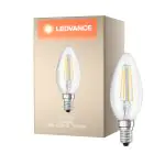 Ledvance Classic LED E14 Kynttilä Filament Kirkas 4W 470lm - 827 Erittäin Lämmin Valkoinen | Korvaa 40W