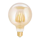 WiZ Smart LED E27 Globe Filament Keltainen 125mm 6.5W 720lm - 820-845 Säädettävä Valkoinen | Himmennettävä - Korvaa 50W