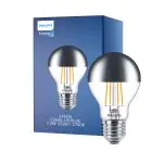 Philips Classic LED Lamppu E27 Päärynä Mirror 7.2W 650lm 650lm - 827 Erittäin Lämmin Valkoinen | Himmennettävä - Korvaa 60W