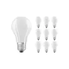 Monipakkaus 10x Ledvance Classic LED E27 Päärynä Filament Matta 11W 1521lm - 827 Erittäin Lämmin Valkoinen | Himmennettävä - Korvaa 100W