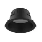 Noxion LED Alasvalo Hera Syvä Upotettu Musta 9W 900lm 80D - 827-830-840 CCT | 146mm - Odetnij 120mm