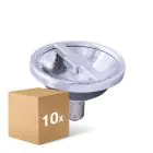 Monipakkaus 10x Noxion Lucent LED Kohdevalaisin AR70 BA15d 6W 350lm 36D - 927 Erittäin Lämmin Valkoinen | Paras Värintoisto - Himmennettävä - Korvaa 50W