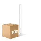 Monipakkaus 10x Philips Corepro PL-L LED 24W 3400lm - 840 Kylmä Valkoinen | 4-Nastaa - Korvaa 55W