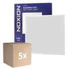 Monipakkaus 5x Noxion LED Paneeli Ecowhite V4.0 28W 3200lm - 830 Lämmin Valkoinen | 60x60cm - UGR 