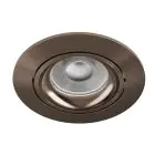 Noxion Upotettu Kohdevalaisin Vision MR16 Kallistettava Kiiltävä Bronze | 82mm - Odetnij 69mm - IP20 - Sis. GU10 Kanta