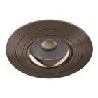 Noxion Upotettu Kohdevalaisin Logic MR16 Kallistettava Kiiltävä Bronze | 92mm - Odetnij 80mm - IP20 - Sis. GU10 Kanta