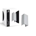 D'Lite Seinävalaisin Aurora Hopea Up & Down 6.5W 500lm - 830-840 CCT | IP54