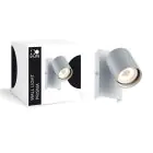 D'Lite Seinävalaisin Prisma Metalli- Hopea | IP20 - Sopii 1x GU10