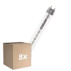 Monipakkaus 8x Osram LED Putki T8 Fluora (EM/Mains) Standard Output 18.3W 1450lm - 825 Erittäin Lämmin Valkoinen | 150cm - Korvaa 58W