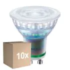 Monipakkaus 10x Philips LED Kohdevalaisin Master GU10 PAR16 2.1W 375lm 36D - 827 Erittäin Lämmin Valkoinen | Korvaa 50W