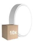 Monipakkaus 10x Ledvance LED Bulkhead Pyöreä Valkoinen 9.5W 1220lm - 830-840 CCT | 262mm - IP65